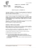 Conseil municipal du 14 décembre 2022