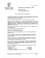 Conseil municipal du 16 novembre 2022