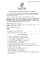 Conseil Municipal du 4 juin 2025