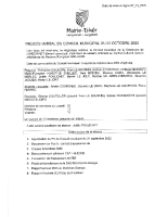 Conseil Municipal du 22 octobre 2024 + annexes